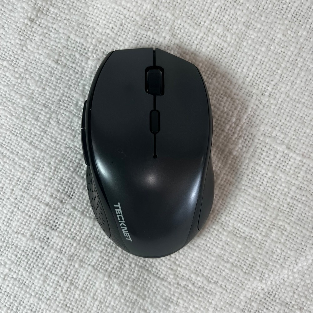 TeckNet MS002 Ergonomic 2.4G‎ Wireless USB AA Battery Mouse Black Tech Office